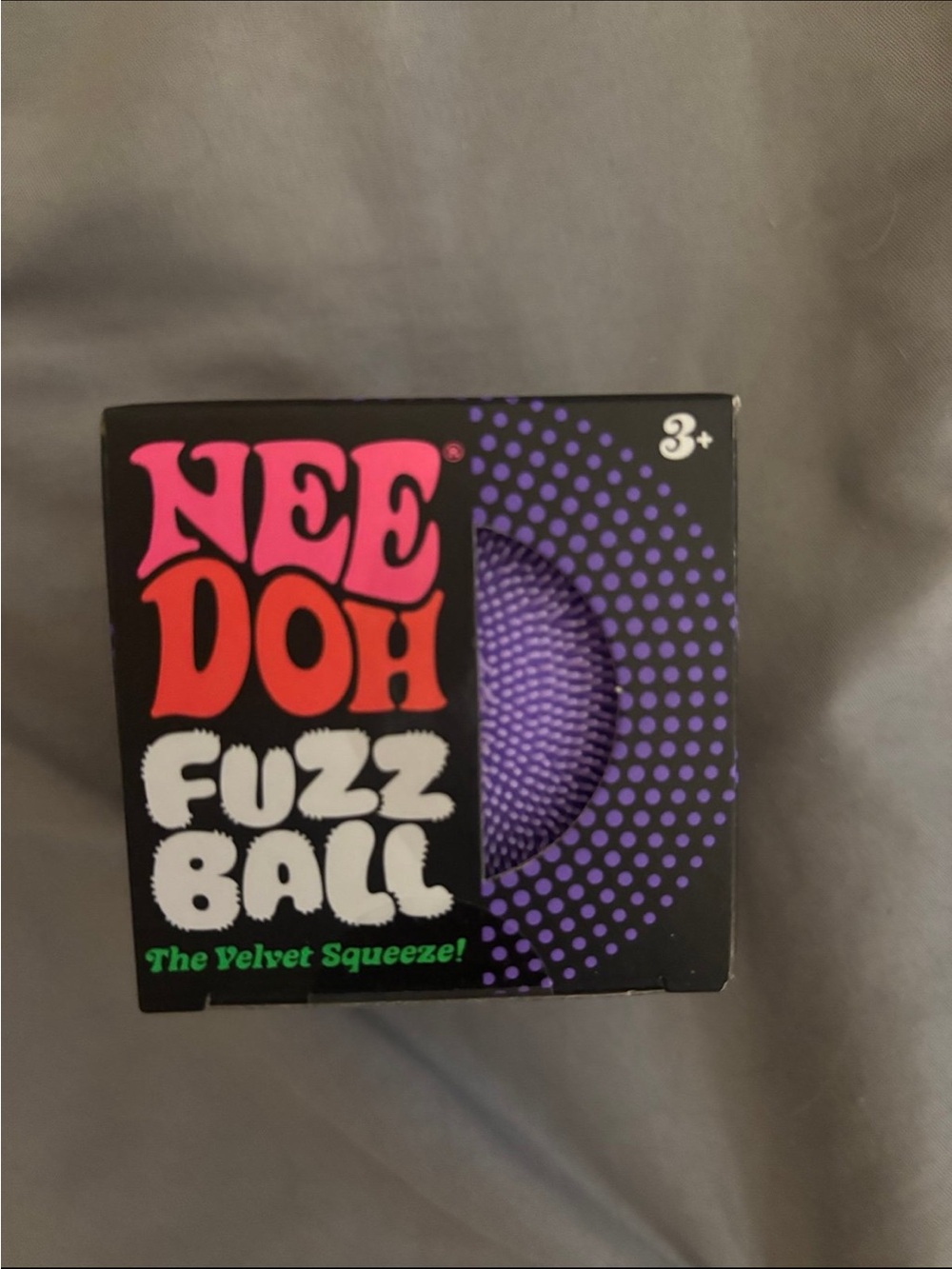 Fuzz Ball Velvet Squeeze - Purple